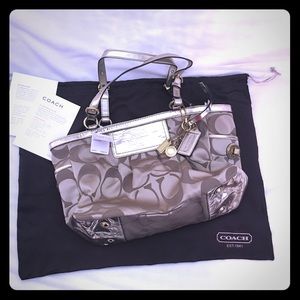 Authentic Coach Signature Collection Tote
